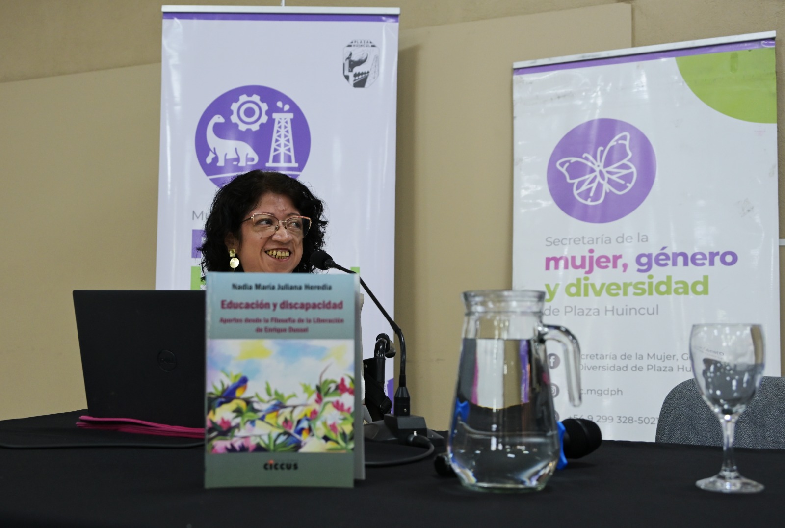 Nadia María Juliana Heredia presentó su libro 