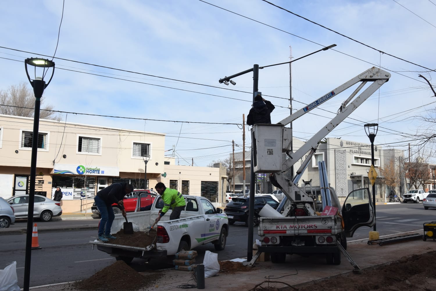 Plaza Huincul incorpora cámaras para el control del tránsito