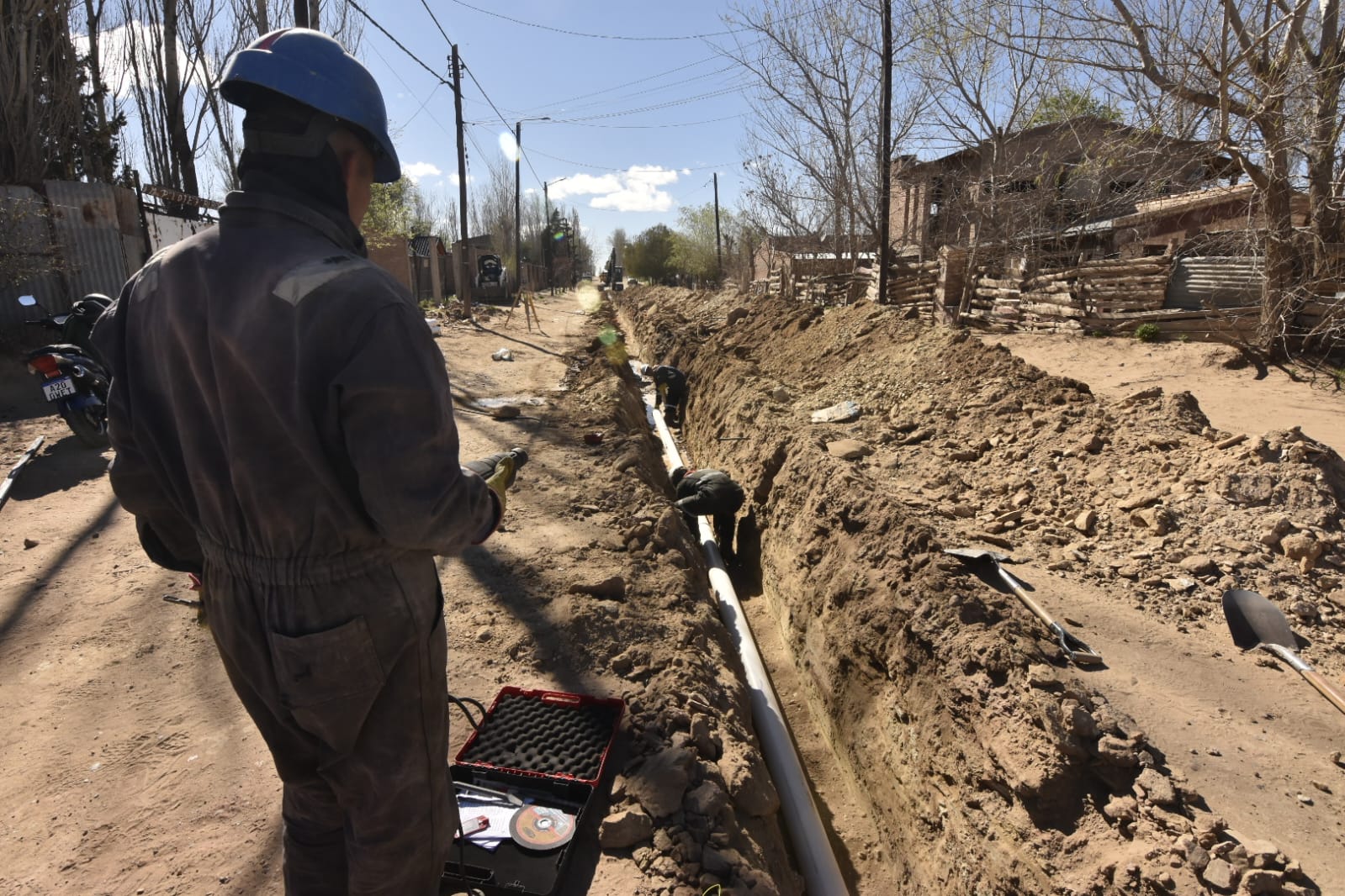 Finalizó la segunda etapa de la ampliación de la red cloacal de barrio Norte
